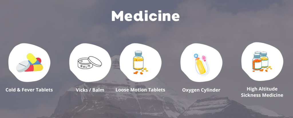 packing checklist for Kailash Masarovar Yatra